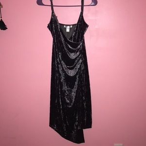 Streetwear Society grey velvet dress